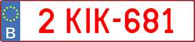 Truck License Plate